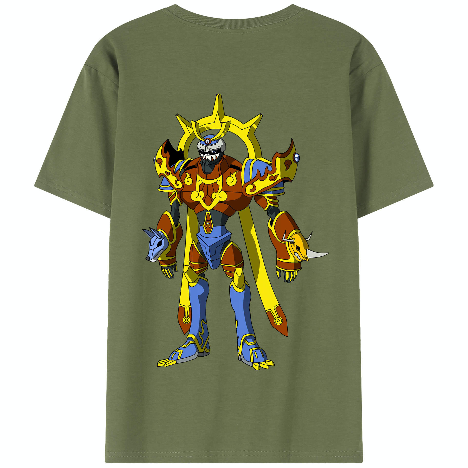 （画像用） Digimon デジタルモンスター/デジモン 綿100％半袖Tシャツ（背面プリント）
